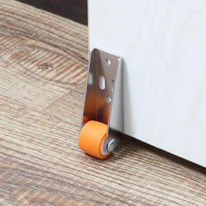 Roulettes réglables en nylon et plastique à fixation latérale verticale pour mobilier d'extérieur moderne léger - Product Image 4