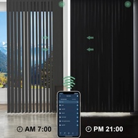 Commande de moteur intelligente de taille personnalisée stores verticaux occultants motorisés Alexa pour fenêtre