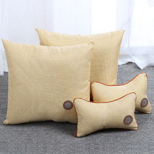 Vente en gros de quatre pièces d'affaires PP coton lin protection du cou de voiture ensemble de coussins d'oreiller - Product Image 4