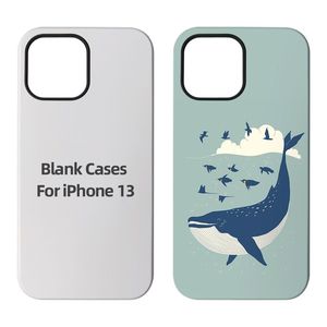 Coques de <span class=keywords><strong>téléphone</strong></span> portable antichoc populaires 2-en-1 en TPU et PC pour la vente en gros, compatibles avec les modèles 11-16 Pro Max et les coques vierges pour sublimation 3D - Product Image 1