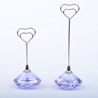 3.3 "pouces Place porte-carte numéros de Table de mariage porte-pinces bureau nom mémo Menu Clip décoration en forme de coeur