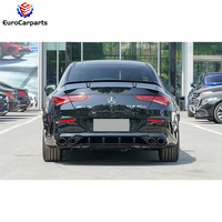 CLA45 Style Kit Carrosserie Pour 2019 Année Jusqu'à CLA Classe W118 PP Pare-chocs De Voiture Diffuseur Arrière Embouts D'échappement Grille Accessoires De Voiture