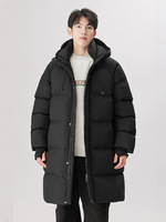 Veste matelassée à fermeture éclair intégrale personnalisée, imperméable, pour le sport de plein air, veste d'hiver pour homme, vêtement d'extérieur épais et chaud