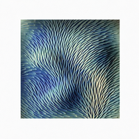 Décoration d'intérieur, peinture à l'aquarelle sur toile texturée 3D abstraite 100% faite à la main, cadre moderne, art mural pour chambre à coucher
