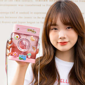 Bouteille d'eau de voyage de style sportif écologique unique à l'ancienne, nouvelle paille vintage kawaii en plastique unisexe, vaisselle - Product Image 6