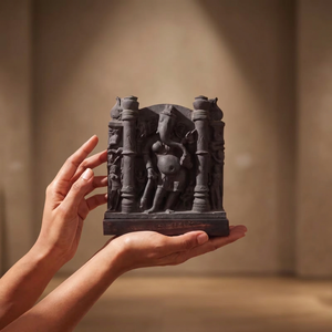 Sculpture Vinayaki du 11ème siècle, Ganesha féminin, réplique du Musée d'Art du Temple, rare statue de déesse hindoue, décoration héritage - Product Image 1