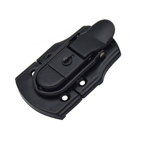 Fsda — <span class=keywords><strong>serrure</strong></span> à loquet noire pour bagages, boîte à outils brillante, plastique résistant - Product Image 1