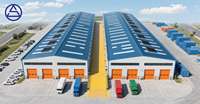 Constructions d'entrepôts industriels en structure acier préfabriquée personnalisée SAFS à vendre