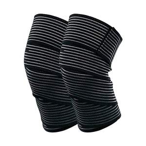 Bandes de compression respirantes et élastiques personnalisées <span class=keywords><strong>pour</strong></span> genoux, chevilles et poignets – Protection professionnelle antidérapante en polyester et coton - Product Image 1