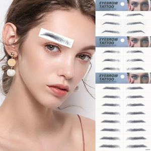 Tatouage autocollant <span class=keywords><strong>3D</strong></span> écologique pour sourcils, transfert d'eau, longue durée, pour femmes, pièces, nouveau Design - Product Image 4