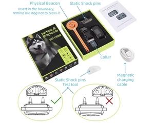 Valla eléctrica inalámbrica para exteriores con <span class=keywords><strong>GPS</strong></span> a precio de fábrica GF01 para perros, <span class=keywords><strong>Collar</strong></span> de entrenamiento de voz, valla invisible para perros con vibración - Product Image 2