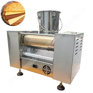 Elektrische Pita-Brotkuchen-Crepe-Tortilla-Herstellungsmaschine Federrollen-Maschine automatische Käsekate-Schichtmaschine
