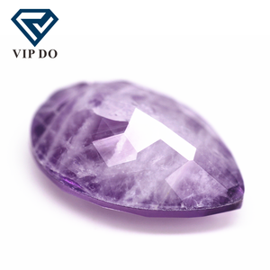 6*8mm-10*14mm pietre di fusione di colore <span class=keywords><strong>viola</strong></span> <span class=keywords><strong>con</strong></span> taglio a pera <span class=keywords><strong>con</strong></span> gemme di inclusione gemme di tormalina di cristallo sintetico sciolto pietre patchwork - Product Image 3