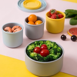 Recipientes Apilables para Hacer <span class=keywords><strong>Pizza</strong></span>, Caja para Masa de <span class=keywords><strong>Pizza</strong></span>, Recipientes de Silicona Multicolor para Fermentar Masa de <span class=keywords><strong>Pizza</strong></span> con Tapas - Product Image 3