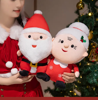 Cerf mignon Père Noël Bonhomme de neige Enfants Peluche Décoration Renne Poupée Noël Animal En Peluche Jouet