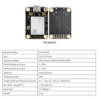 Module RTK GNSS XYZ YH-982V1 UM982 UM980 K922 K902 Capteur GPS BDS GLONASS Galileo pour la positionnement de drones de haute précision