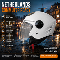 Casques de moto unisexes légers de qualité professionnelle en ABS, homologués ECE, personnalisables, pour la conduite en ville