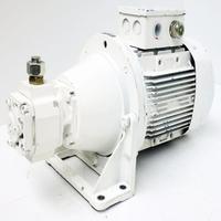 A Brand New Mannesmann Pgf2-22/011rh01ve4 Hydraulic Pump + Bracket De100lb4 Motor - Original Ready Stock Industrial Pac Plc