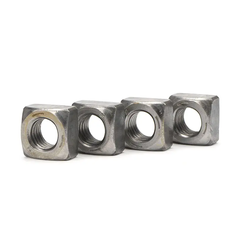 OEM Custom Zinc Plated Carbon Steel Nuts DIN557 Square Stainless Steel Rectangle Nut Square nut