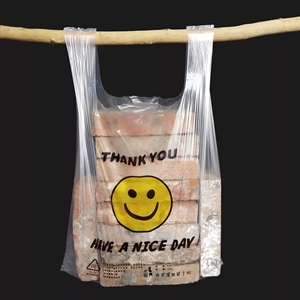 Personalizable HDPE Plástico Camiseta Bolsas DE LA COMPRA Fábrica de embalaje de cartón - Product Image 4