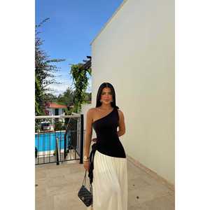 Chemisier noir à détails roses et fronces, en mousseline de soie à pois floraux vintage, XS-XXL, col montant à volants, tenue décontractée pour les fêtes, printemps, été, automne - Product Image 4