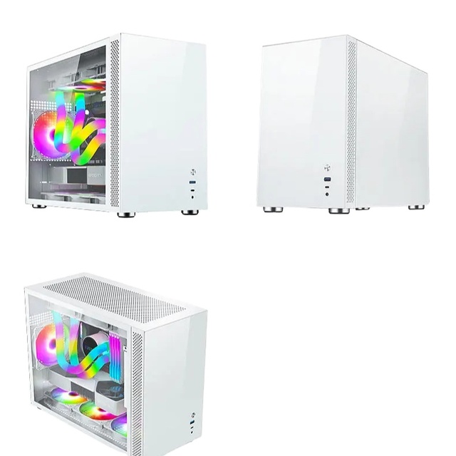 Aluminum Micro ATX Case MATX Desktop Chassis  Aluminum Micro  MATX Case ZZAW C2P Desktop Chassis Computer Gaming PC case