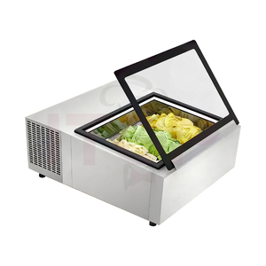 商业ガラスドアミニ胸フリーザー新しいアイスクリームフリーザー小さい - Product Image 1