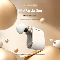 Nouveau pistolet de massage fascia portable pour soulager la douleur corporelle, massage des tissus profonds, mini pistolet de massage facial, petit masseur facial
