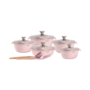 Olla para Sopa MGC Kitchen Serie Clásica Rumana 20/24/28/30/32cm con Revestimiento de Mármol, Fondo de Inducción, Juego de Utensilios de Cocina para Gas, con Tapa - Product Image 2