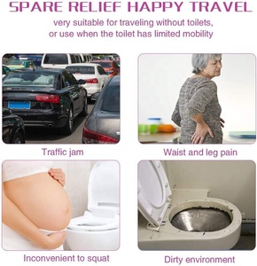 Dispositivo de Micción Femenino NZMAN, Urinario Femenino Reutilizable de Silicona, Embudo para Orinar para Mujeres que les Permite Orinar de Pie para Acampar - Product Image 6