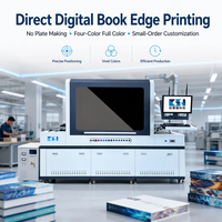 Machine d'impression numérique à jet d'encre entièrement automatique CSJ-EDGE3000 pour la personnalisation des bords de livres à couverture rigide (OEM/ODM)