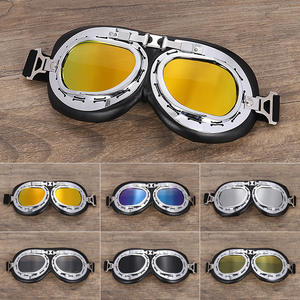 Lunettes de soleil Halley Retro Goggle Lunettes de protection UV coupe-vent pour moto <span class=keywords><strong>Cross</strong></span> Karting ATV Lunettes de sport d'équitation - Product Image 2