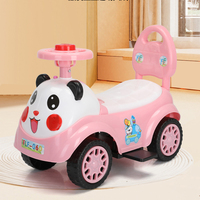 Voiture à bascule pour enfants de 2 à 4 ans et de 5 à 7 ans, design anti-basculement, en plastique, à bascule, unisexe