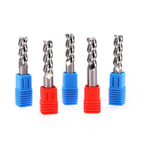 Fraise à queue en carbure à 2 cannelures, queue de 4 mm, pour la découpe de l'aluminium (4 mm, 6 mm, 8 mm, 10 mm, 12 mm), disponible en OEM/ODM, fraise CNC pour aluminium