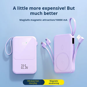 Batterie externe magnétique sans fil <span class=keywords><strong>portable</strong></span> 10000 mAh à chargement rapide, affichage LED, câble inclus pour iPhone – Meilleure vente - Product Image 2