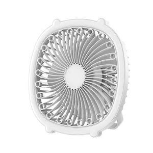 Mini ventilador de techo recargable multifunción, mesa de refrigeración de aire, cargador de cochecito, usb, portátil, con luz led