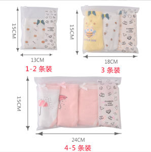Borsa di plastica trasparente con cerniera interna smerigliata indipendente per bambini - Product Image 3
