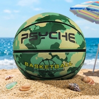 Ballon de basketball officiel de taille 7 (29,5 pouces) à grip ultra-adhérent, construction en caoutchouc à canaux profonds, pour usage extérieur