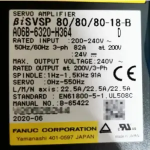 SONGWEI CNC Original japon FANUC CNC contrôle Servo amplificateur pilote Module A06B-6320-H364 en stock livraison rapide