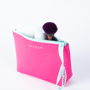 BSCI Custom Print <b>Small</b> Neoprene Pouch Maquillaje Bolsas <b>Travel</b> Makeup Clutch Beauty <b>Bag</b> Silicone Cosmetic <b>Bags</b> - Product Image 3