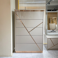 Lit King Size Luxe Design Moderne en Bois et Cuir, Ensemble 6 Pièces avec Cadre en Bois Blanc, Grand ou Petit Modèle, Meubles de Chambre en MDF pour la Maison