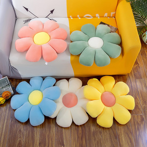 Coussin de siège en peluche super doux à motif petite marguerite pour bureau/voiture, conception épaissie, <span class=keywords><strong>cadeau</strong></span> d'anniversaire, lavable - Product Image 2