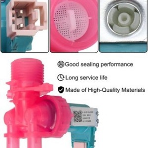 Valve d'entrée d'eau Whirlpool W11316255 120V, électrique, en plastique, durable, pour machine à laver - Product Image 3