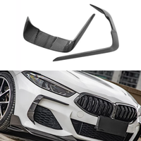 Kit de carrosserie personnalisé de style nouveau pour BMW Série 8, amélioration avec lame de pare-chocs avant en fibre de carbone sèche 3K de haute qualité