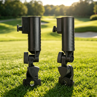 Support de parapluie de golf léger en plastique ABS, réglable, universel pour accessoires de golf