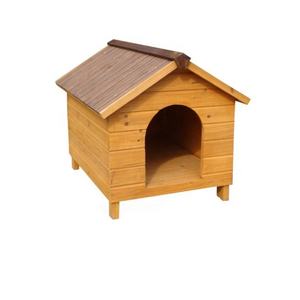 Sağlam ahşap köpek evi asimetrik köknar ahşap büyük/ekstra büyük köpek evde beslenen hayvan ev - Product Image 3