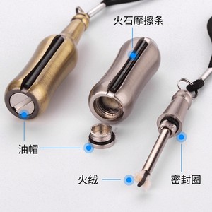 Wholesale Classic Vintage Jet Lighter with Factory Logo Customized Cheap Metal Kerosene Cigarette Lighter - Product Image 5