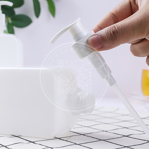 Botella de plástico con bomba cuadrada grande de HDPE, superficie de serigrafía, 500ml, champú, loción, Perfume, crema, agua, otros líquidos, tapón de rosca - Product Image 5