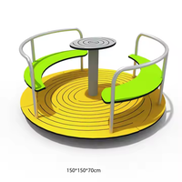 Chaise pivotante moderne robuste pour l'extérieur, idéale pour les parcs d'attractions et l'exercice des enfants, directement de l'usine