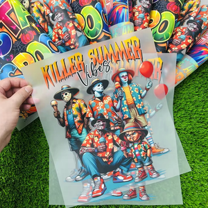 Nhà máy mô hình tùy chỉnh truyền nhiệt logo Vinyl nhãn không thấm nước cho dtf truyền nhiệt thiết kế cho sẵn sàng Báo Chí trên hàng may mặc vật nuôi - Product Image 5